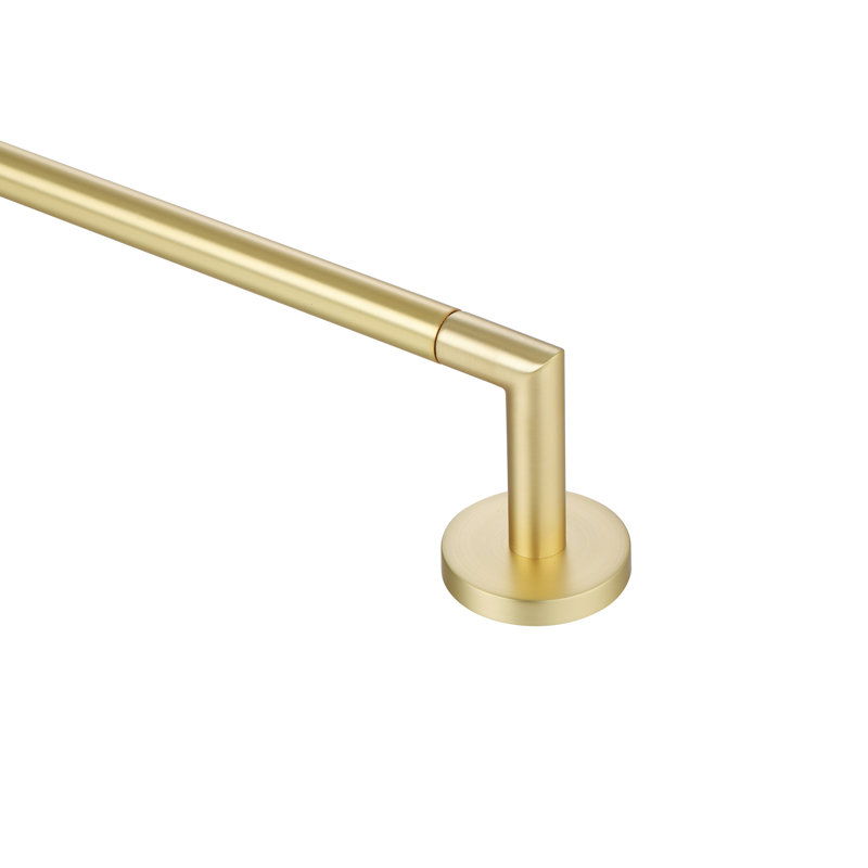 Arcadia - Porte-serviettes simple, H 2,87 po x l 19,92 po x P 2,87 po, Laiton satiné