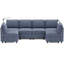 Canapé modulaire rembourré en U avec rangement et repose-pieds 7 pièces 7 pièces-1486393842