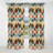 Mid Century Geometric Blue And Beige Pattern - Abstract Geometric Blackout Curtain - 1 Panels-107535581