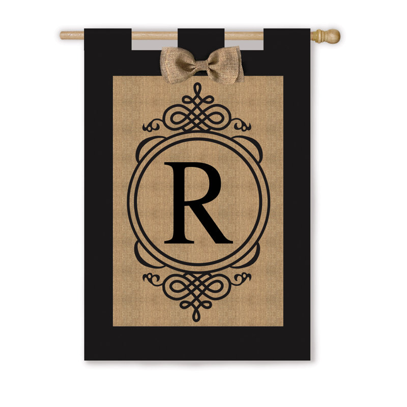 Drapeau de maison Monogram, J