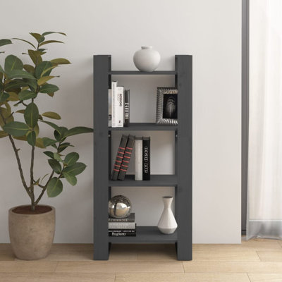 Gelissa 125cm H Solid Wood Etagere Bookcase
