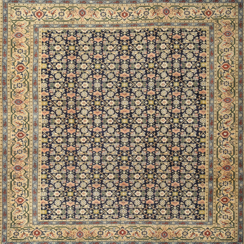 Oriental Indoor Rug, Square 3'