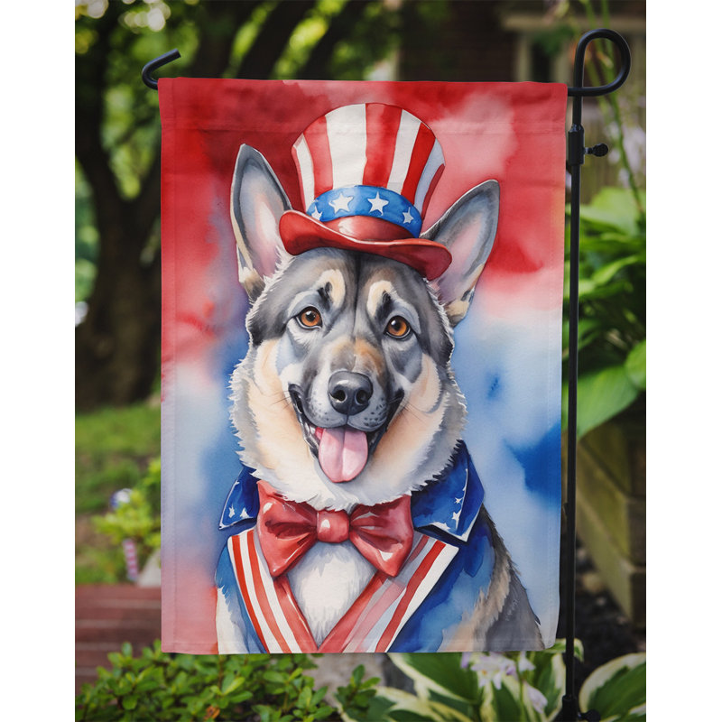 Drapeau patriotique du jardin américain, Elkhound norvégien