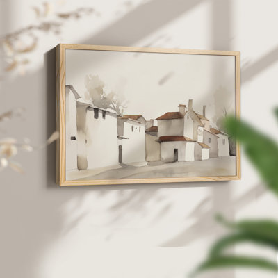 Paysages rétro-XL III - impression encadrée - réaménageable