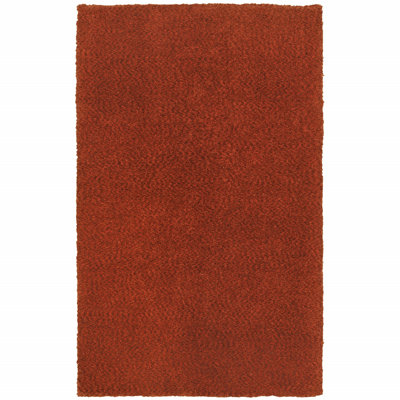 Toronto Handmade Tufted Red Area Rug