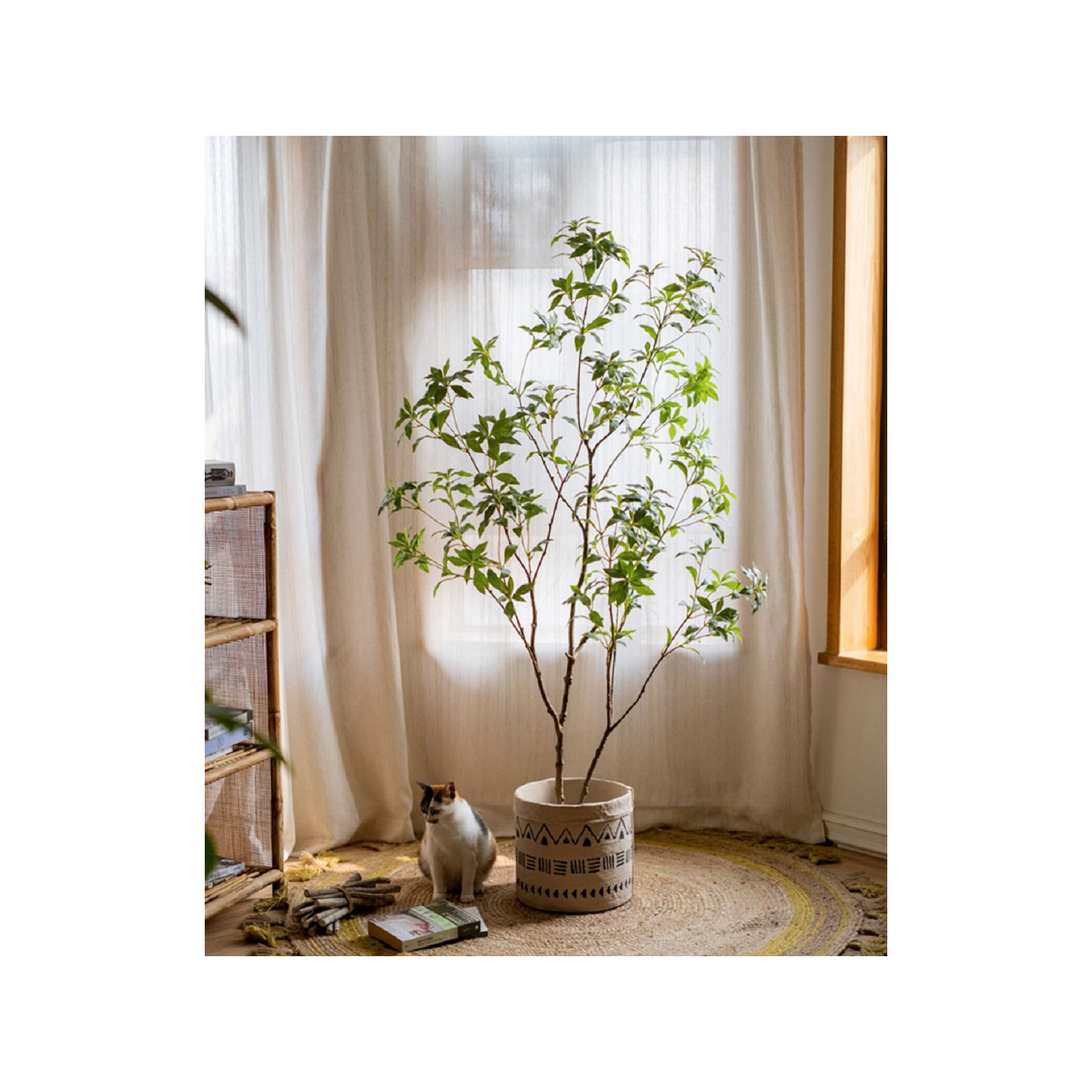 Gant Faux Tree, 68" H x 43.3" W x 8" D