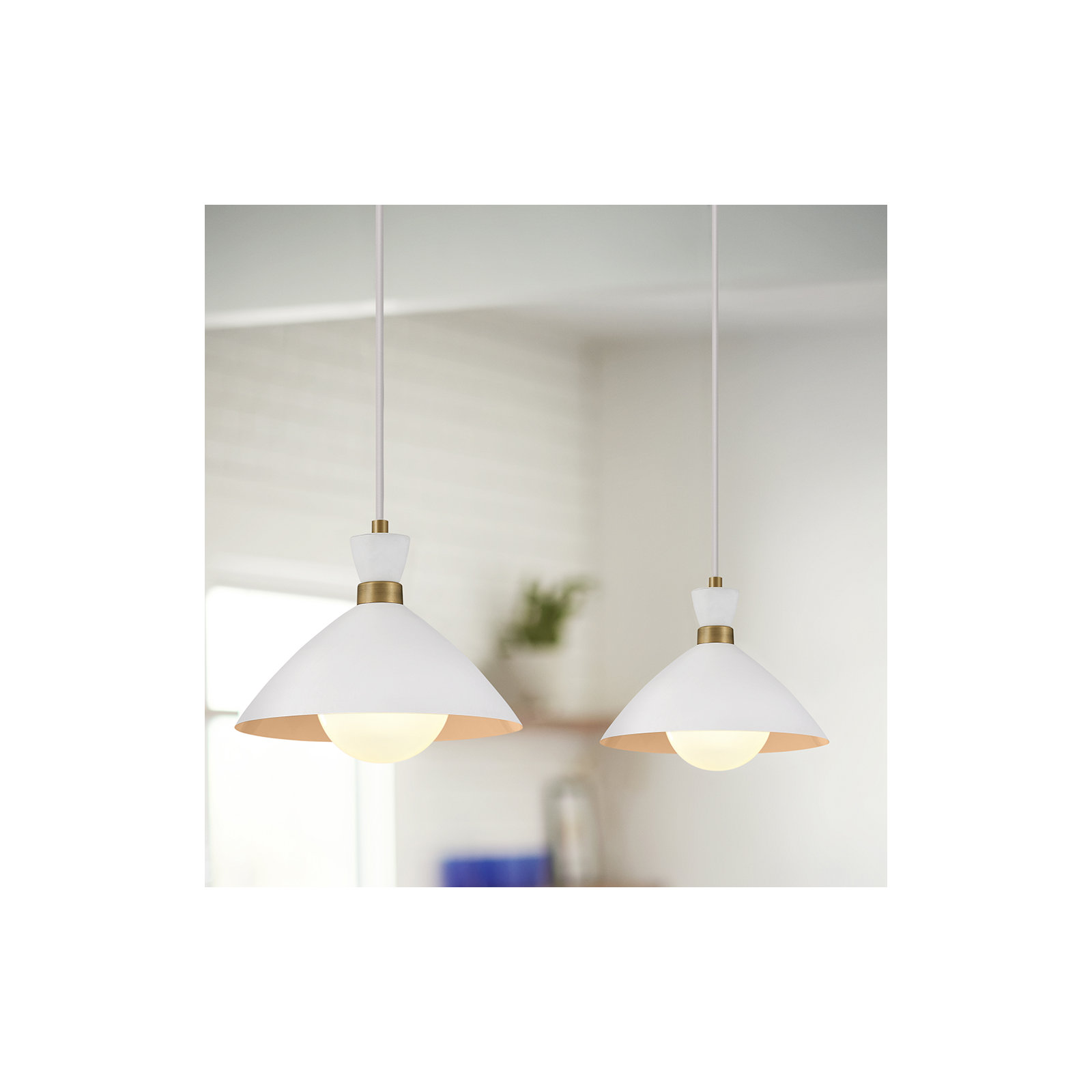 Kita Single Light Metal Dimmable Pendant, Black