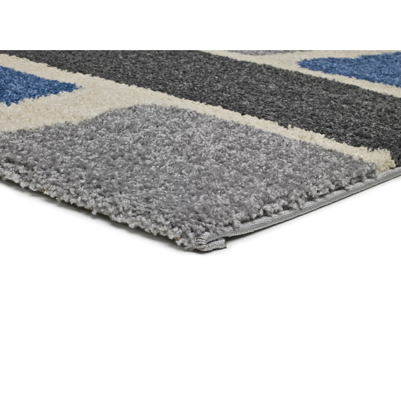 Motes Geometric Area Rug, Rectangle 80 x 150cm
