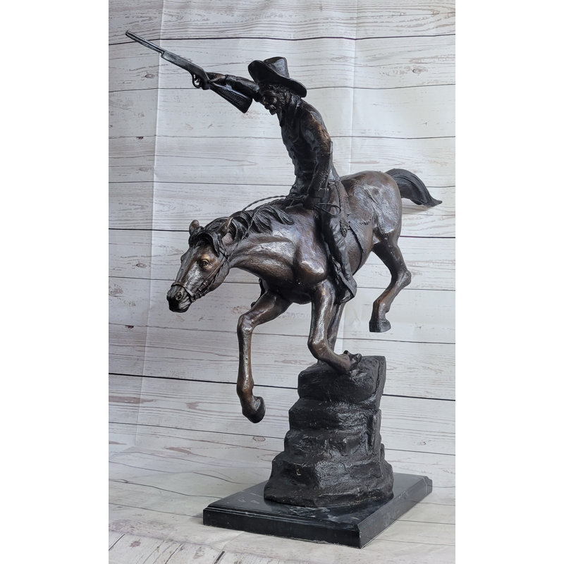Figurine cheval et cowboy Bronco Buster