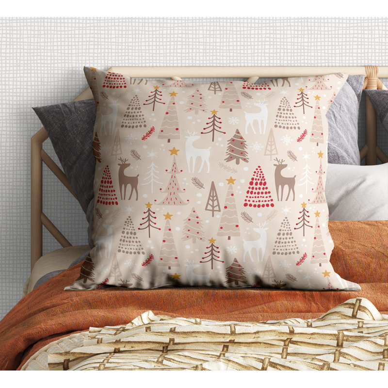 Outdoor Reversible Throw Pillow, 16" x 16"