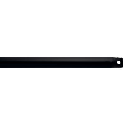 24" Satin Black Ceiling Fan Downrod