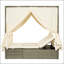 Adjustable Sun Bed With Curtain,High Comfort,With 3 Colours-1279007417