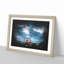 Lifeguard Hut On Miami Beach Florida Paint Splash - Picture Frame Graphic Art-56865373-56865374
