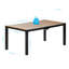 Ensemble de table 8 places et 8 chaises, noir / brun teck-450622661-451992304-451992310
