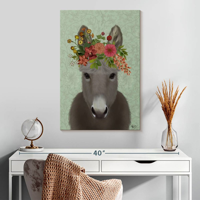 Brampt Donkey Bohemian I, 30" H x 20" W