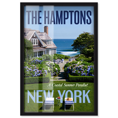 Photographie côtière de New York Summer Shadowbox par Art Remedy