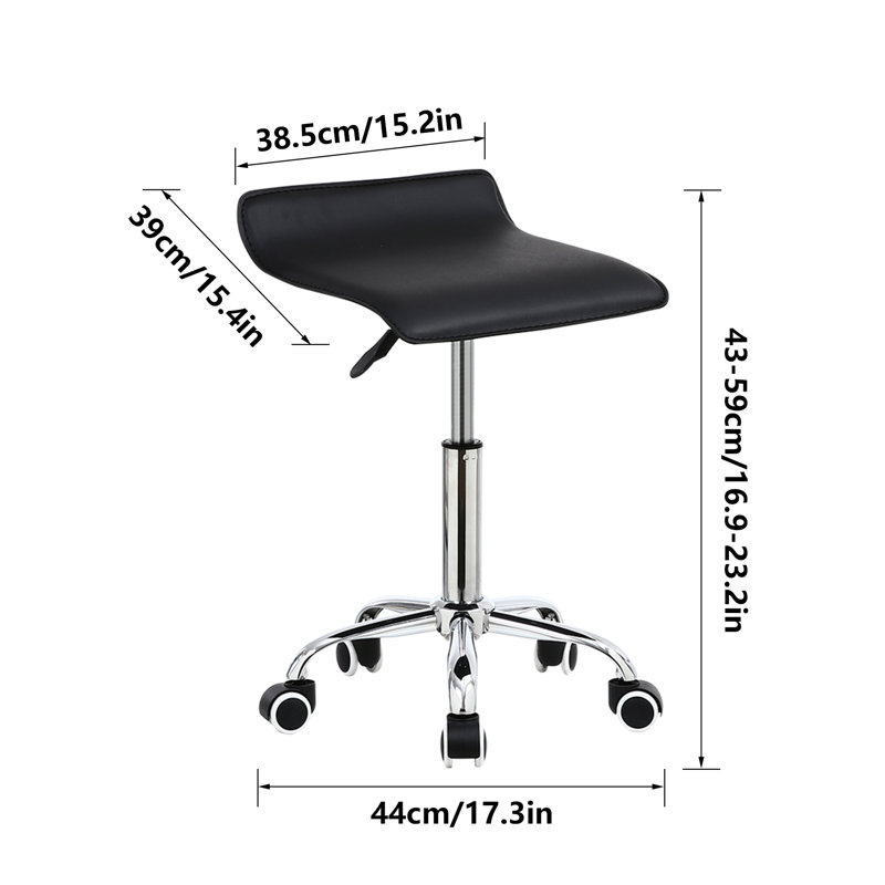 Tabouret de laboratoire carré carré