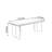 Ash Solid Wood Top Dining Table-99161099