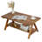 Clere 43"W Rustic Solid Wood Coffee Table