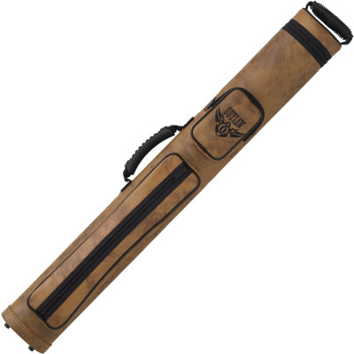 Outlaw OLH22 2 Butt 2 Shaft Hard Pool Cue Case - Wings
