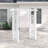 72'' W x 30'' D Polyvinyl Chloride (PVC) Arbor in White
