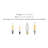 Sharima Ribbed Glass Rod Cylindrical Wall Light, 2 Heads Wall Lamp Wall Sconce-1159830124