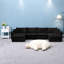 144 " Corduroy U-Shaped Sectional with Ottoman