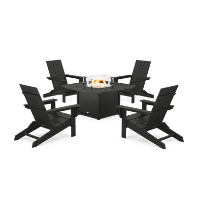 Chaise Adirondack d'extérieur pliable avec table
