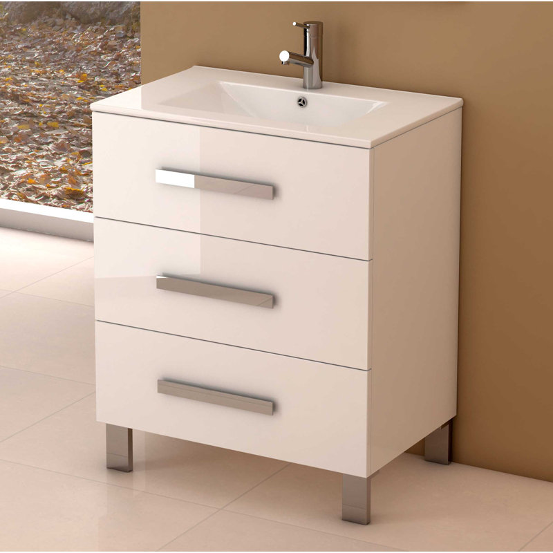 Shenika 32" Single Bathroom Vanity, White