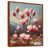 Toile avec cadre flottant brun