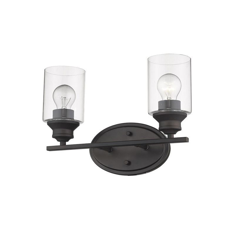 Éclairage pour meuble-lavabo 2 lumières Holbrook, Bronze huilé