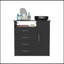 Commode 4 tiroirs, 1 tablette ouverte, plateau supérieur, armoire à porte simple-2044508088