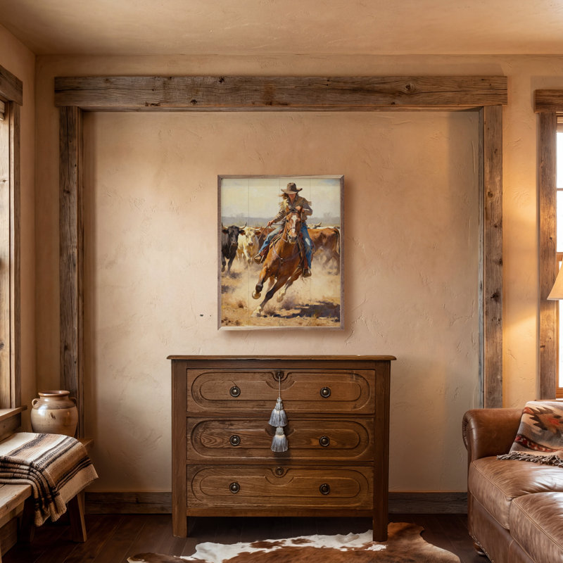 Cowgirl Drive, H 10 po x l 8 po