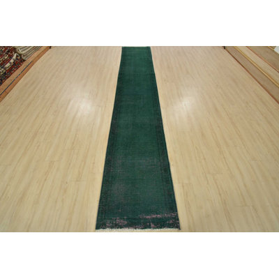 Tapis de couloir en laine noué à la main 2 pi 5 po x 13 pi 3 po Tabriz
