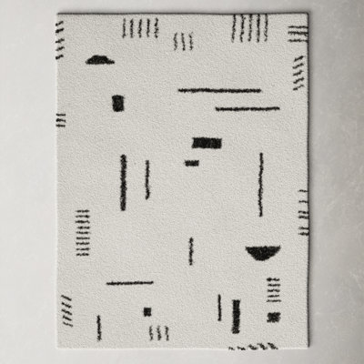 Morin Geometric Shag Area Rug