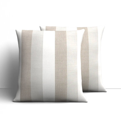 Nisha Striped Sunbrella® Outdoor Throw Pillow