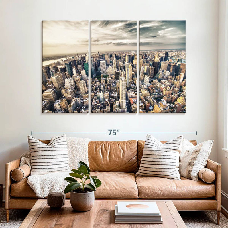 Skyline de Sirci, Manhattan, New York, H 42 po x l 65 po