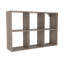 Mini 6-Cube Desktop or Wall Mount Organizer with 2 Collapsible Storage Bins-88282152
