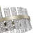 Kadience 6 - Light 18.1" Brushed Champagne Silver Crystal Novelty Chandelier