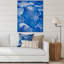 Blue Ink Clouds I - peinture sur toile-67232428-67232435