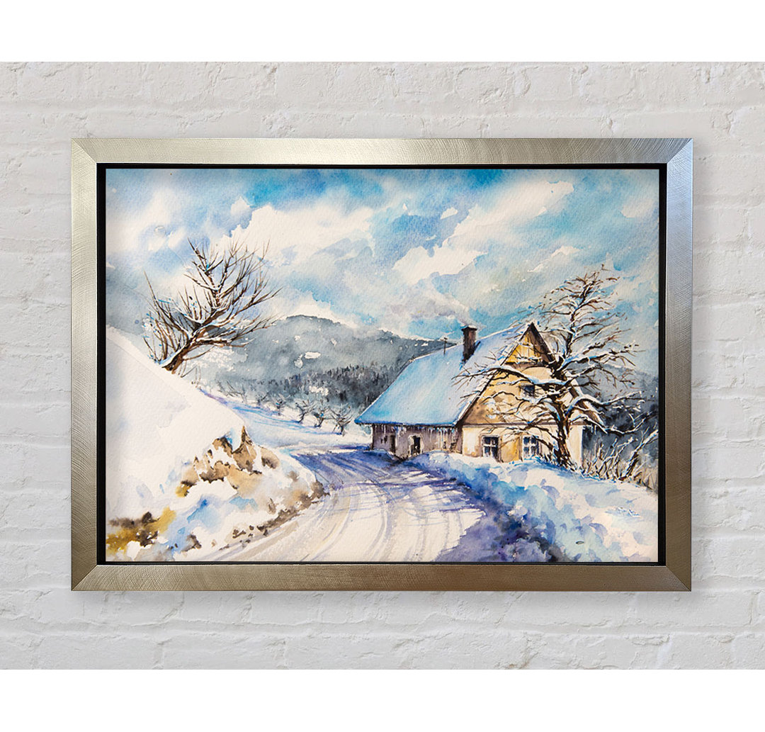 The Winter Retreat - Einzelne Bilderrahmen Kunstdrucke