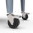 Permasteel - 80QT Retro Rolling Patio Cooler with Divider - Blue-50807094-116395568