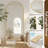 Arched  Metal Oversized Full-Length Mirror-1999766902-2000019599