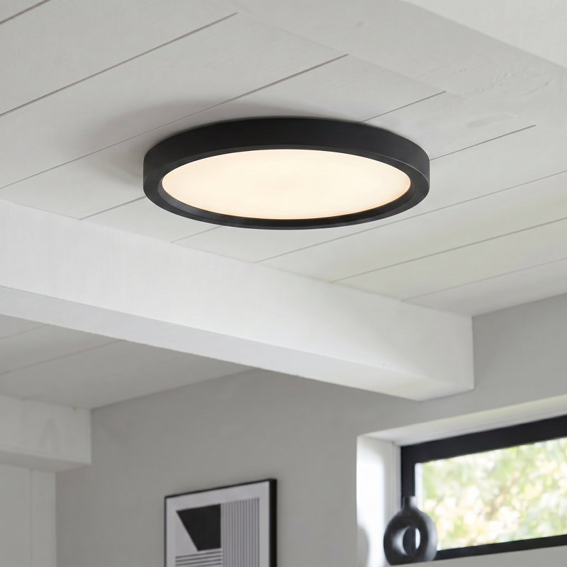 Plafonnier encastré 1 lumière DEL Outskirt, H 1 po x l 11 po x P 11 po