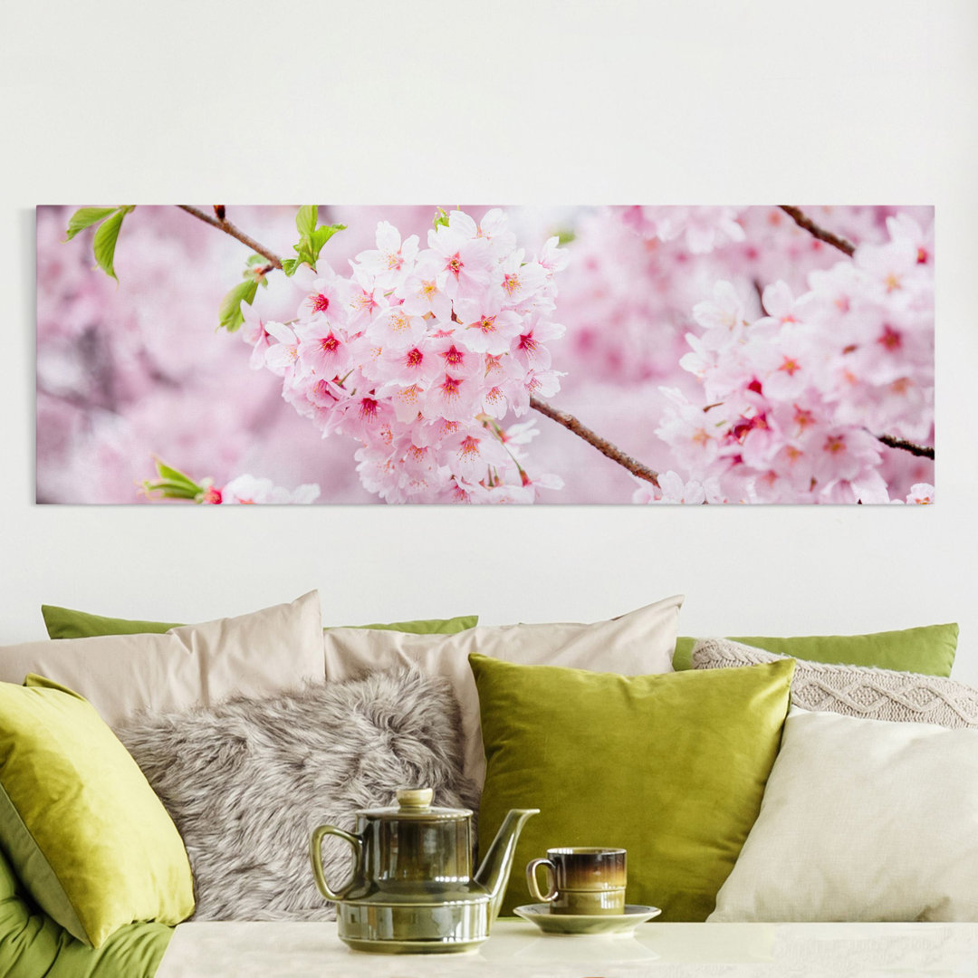 Leinwandbild Japanese Cherry Blossoms von Jan Becke