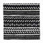  Ensemble de 4 serviettes noires Amaya