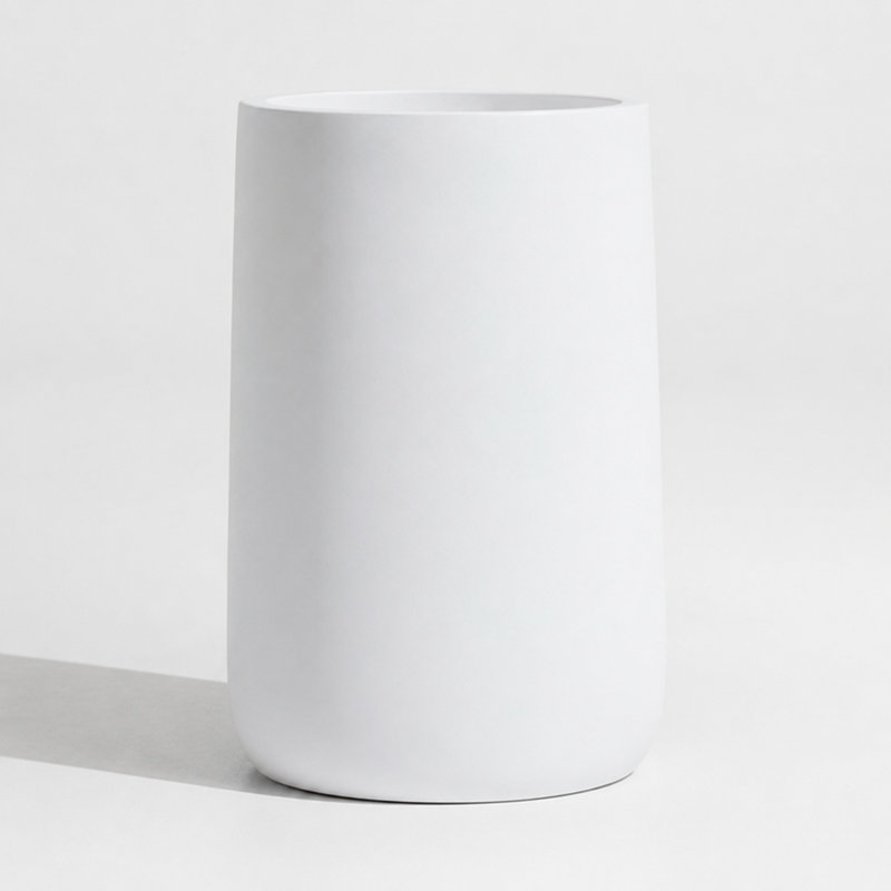 Winebrenner Handmade Pot Planter, 23" H x 15" W x 15" D, White