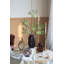 Calderon D6.3X5.7" Clear Glass Accent Vase With Artistic Amber Spots