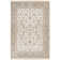 Alfa Rich Corinthia Ultra-Thin Oriental Cream Teal Washable Non-Slip Area Rugs for Living Room