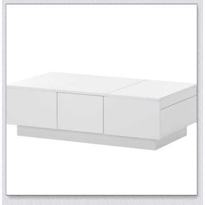 Multifunctional Coffee Table with 2 large Hidden Storage Compartment
